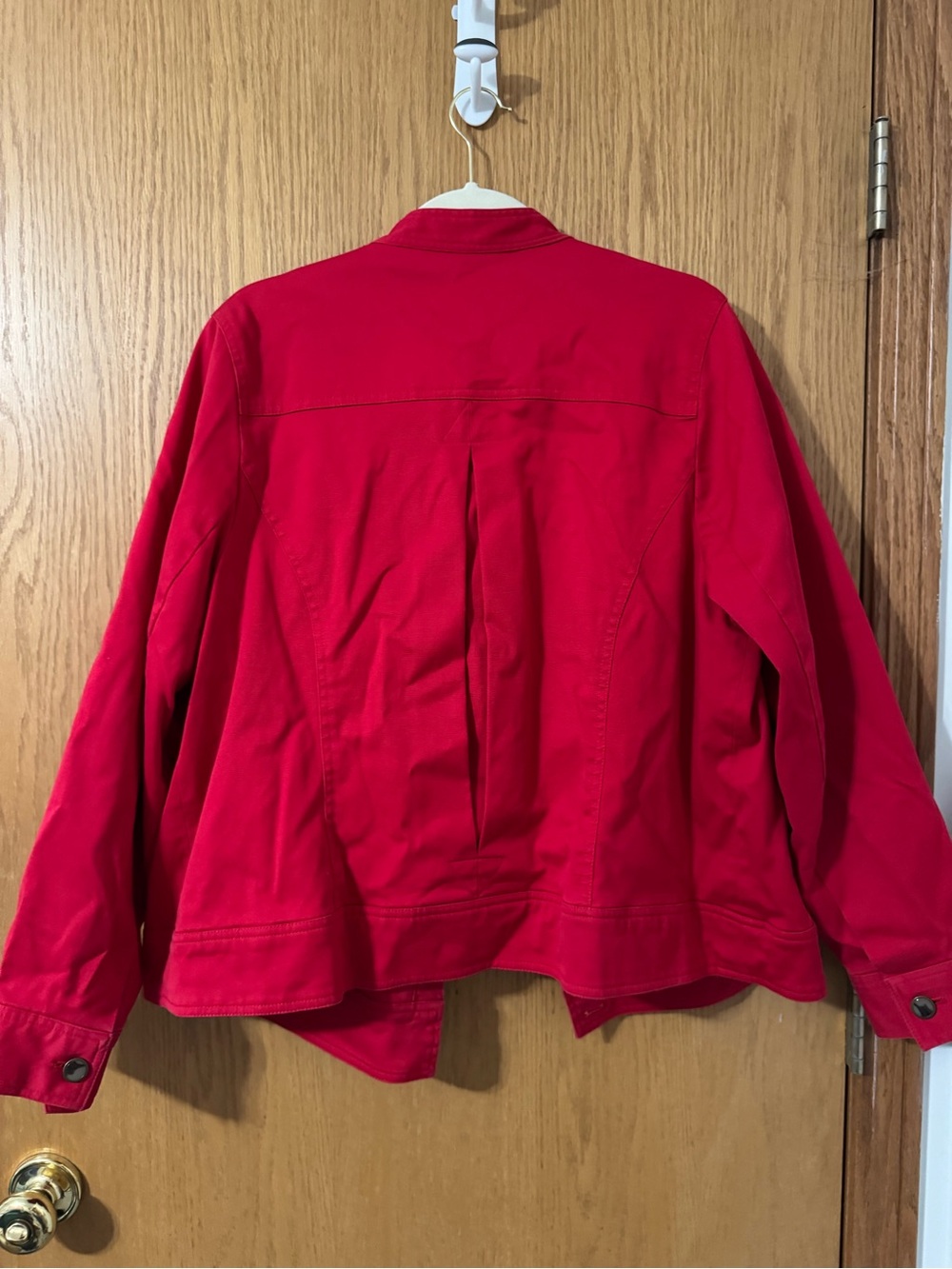 Relativity Women’s Red Utility Jacket - Picture 3 of 5